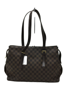 LOUIS VUITTON◆N51119/ダミエ/チェルシー/トートバッグ/レザー/BRW