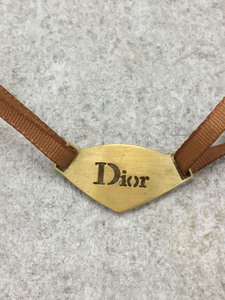 Christian Dior◆Christian Dior/ネックレス/-/ブラウン/トップ有