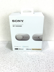 SONY◆イヤホン・ヘッドホン WF-1000XM3 (S) [プラチナシルバー]//カナル型 完全ワイヤレス ノイズキャンセリング