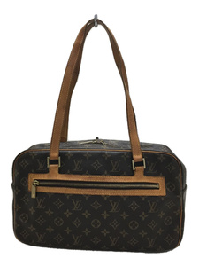 LOUIS VUITTON◆シテGM_モノグラムキャンバス/PVC/BRW/ハンドバッグ/M51181/内側染み汚れ有