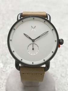 MVMT/CHRONO 45mm//クォーツ腕時計[仕入]/アナログ/レザー/WHT/D-MR01-WC