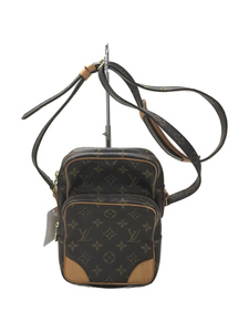 LOUIS VUITTON◆アマゾン_モノグラムキャンバ/M45236/ショルダーバッグ/PVC/ブラウン