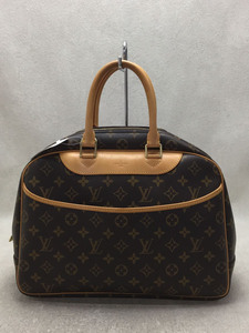 LOUIS VUITTON◆ドーヴィル_モノグラム_BRW/M47270/ハンドバッグ/PVC/総柄/スレ有