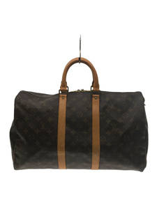 LOUIS VUITTON◆サック・スプール_モノグラム_BRW/PVC/BRW