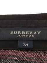 BURBERRY LONDON◆ポロシャツ/M/コットン/PUP/ボーダー/A1P20-701-28_画像3