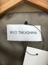 RYO TAKASHIMA◆LAYERED TRENCH COAT/トレンチコート/M/ウール/ベージュ_画像3