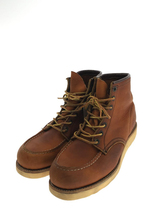 RED WING◆レースアップブーツ・クラシックモックトゥ/US8/BRW/レザー_画像2