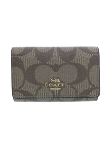 COACH◆キーケース/-/BRW/総柄/レディース/77998