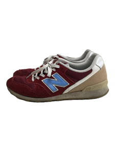 NEW BALANCE◆ニューバランス/WR996/24cm/RED/スウェード