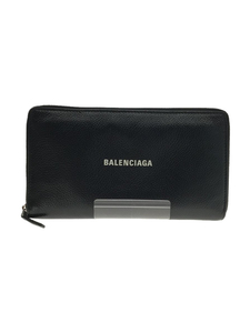 BALENCIAGA◆長財布/レザー/BLK/メンズ/594317 1090