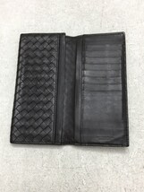 BOTTEGA VENETA◆長財布/レザー/BLK/メンズ_画像4