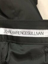 JOHN LAWRENCE SULLIVAN◆satin wide skirt/ロングスカート/M/ポリエステル/BLK_画像3