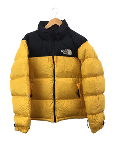 THE NORTH FACE◆RETRO NUPTSE JACKET/ダウンジャケット/M/ナイロン/YLW/無地