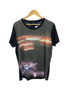 MIHARA YASUHIRO◆41813826/Tシャツ/M/コットン/BLK/プリント