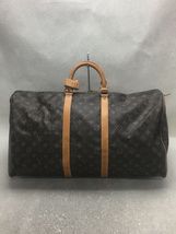 LOUIS VUITTON◆キーポル60_モノグラム_BRW/PVC/BRW_画像1