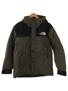 THE NORTH FACE◆ダウンジャケット/M/ナイロン/カーキ/無地/ND91930/MOUNTAIN DOWN JACKET