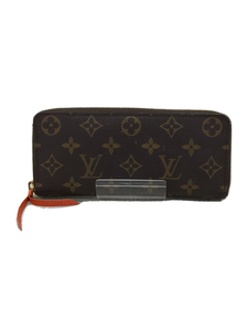 LOUIS VUITTON◆ポルト・フォイユ・クレマンス_モノグラム_BRW/PVC/BRW