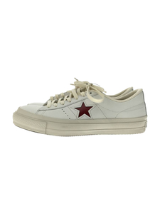 CONVERSE◆ローカットスニーカー/US7.5/WHT/ONE STAR J EB LEATHER/MADE IN JAPAN