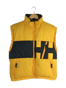 Helly Hansen ◆ Down vest/xs/nylon/ylw/down vent/dirt