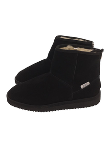 suicoke◆ムートンブーツ/US8/BLK/スウェード/OG-080M-MID/スイコック