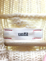 unfil◆French Merino Cable Knit Sweater/1/ウール/BEG/OEFL-UW149/_画像3