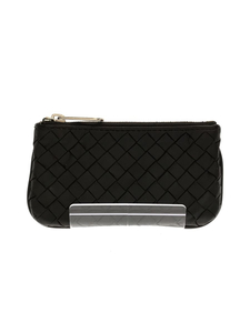 BOTTEGA VENETA◆コインケース/レザー/BRW/無地/メンズ/ブラウン/ボッテガヴェネタ/セカスト/無地/中古