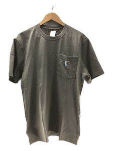 Carhartt◆Original FIT/Tシャツ/S/コットン/ブラウン/K-87/Tee