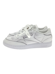 Maison Margiela◆×Reebok/リーボック/Club C -WHITE-/ローカットスニーカー/US9/WHT/レザー/