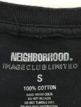 NEIGHBORHOOD◆Tシャツ/S/コットン/BLK_画像3