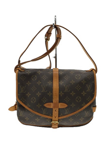 LOUIS VUITTON◆ソミュール30_モノグラム_BRW/PVC/BRW/M42256/