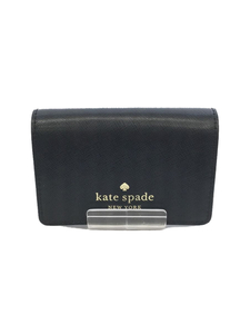 kate spade new york◆カードケース/-/BLK/レディース