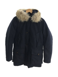 Woolrich◆ARCTIC PARKA/アークティックパーカー/ダウンジャケット/S/ナイロン/NVY