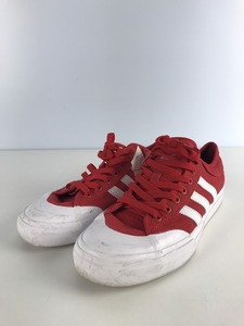 adidas◆ローカットスニーカー/27cm/RED/キャンバス