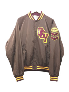 Quigley/NYLON VARSITY JACKET/スタジャン/L/ナイロン/BRW