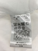 COMOLI◆長袖シャツ/1/コットン/WHT_画像5