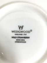 WEDGWOOD◆WEDGWOOD/ワイルドストロベリー/カップ&ソーサー/クリーマー/4点セット/ホワイト_画像6