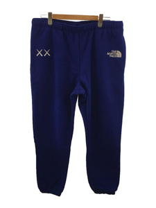 THE NORTH FACE◆XX KAWS SWEAT PANT/XXスウェットパンツ/XL/ボルトブルー/NF0A7WLKVA6/カウズ