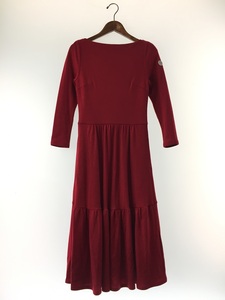 BORDERS at BALCONY/WEEKEND DRESS/36/ウール/RED/BD2021-2K-55