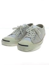 CONVERSE◆JACK PURCELL/Ron Herman/ローカットスニーカー/27cm/WHT/スウェード_画像2