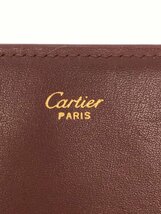 Cartier◆セカンドバッグ/レザー/BRD_画像3