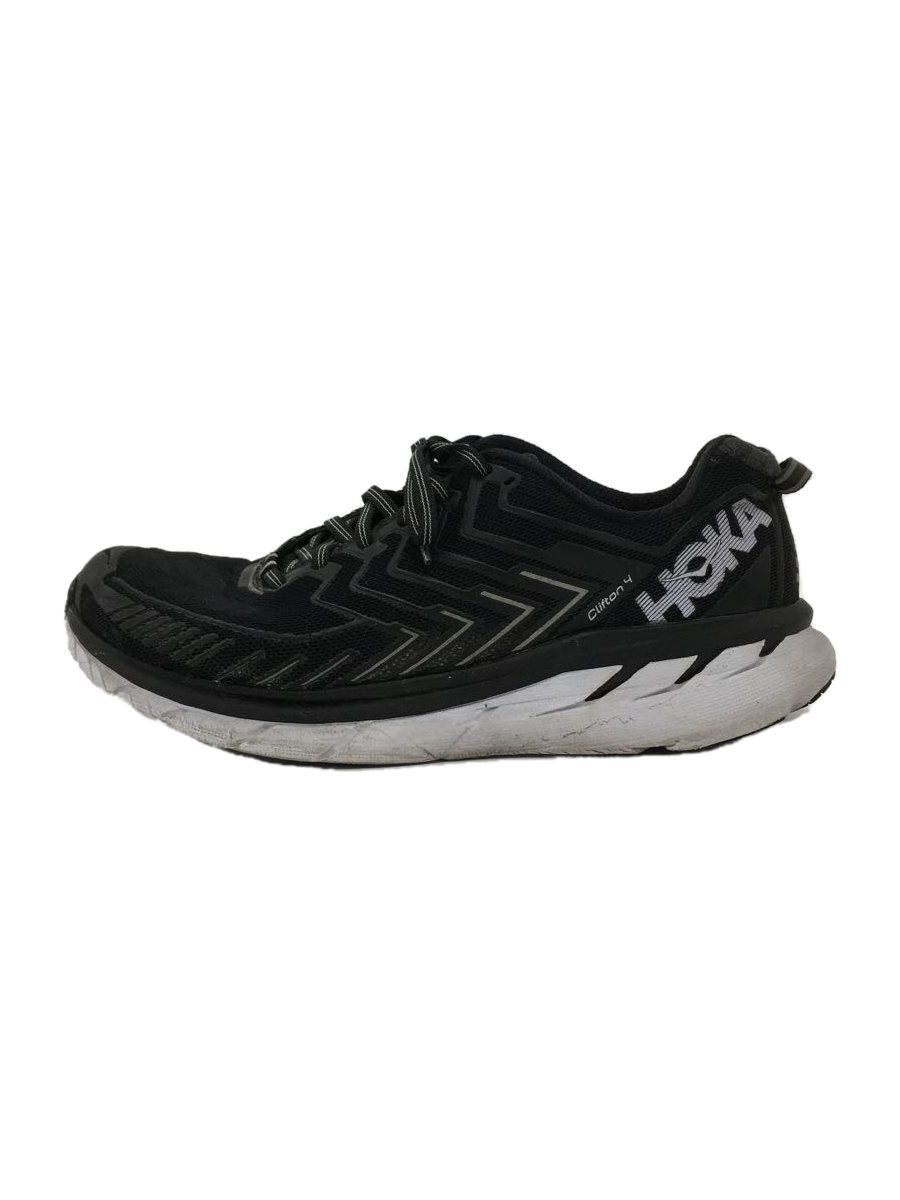 HOKA ONE ONE◇M CLIFTON 5/ローカットスニーカー.5cm/ブラック/黒