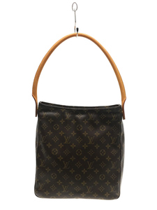 LOUIS VUITTON◆ルーピング_モノグラム_BRW/PVC/BRW