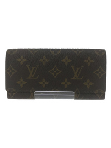 LOUIS VUITTON◆ポルト・円・3カルトクレディ_モノグラム_BRW/PVC/BRW/レディース/m61818