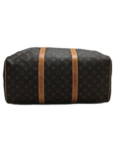 LOUIS VUITTON◆キーポル45_モノグラム_BRW/PVC/BRW/レザー部分ヨゴレ/劣化/割れ_画像5