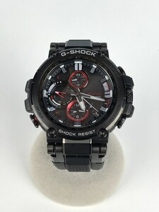 CASIO* solar wristwatch *G-SHOCK/ analogue / red / black /MTG-B1000XBD-1AJF