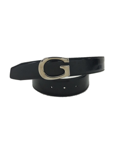 GUCCI◆Gバックルベルト/レザー/BLK/レディース/65・26・036・1192・0956