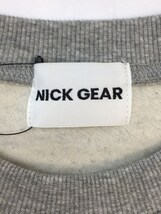 NICK GEAR/スウェット/L/コットン/GRY/223-73204_画像3