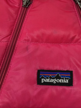 patagonia◆60100FA14/ハイロフトダウンセーター/トップス/オールインワン/ポリエステル/PNK_画像7