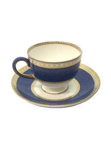 WEDGWOOD◆ULANDER POWDER BLUE/ユーランダーパウダーブルー/カップ&ソーサー/1客