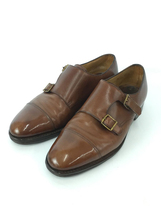 JOHN LOBB◆ドレスシューズ/UK7.5/BRW/レザー/WILLIAM/ダブルモンク_画像2